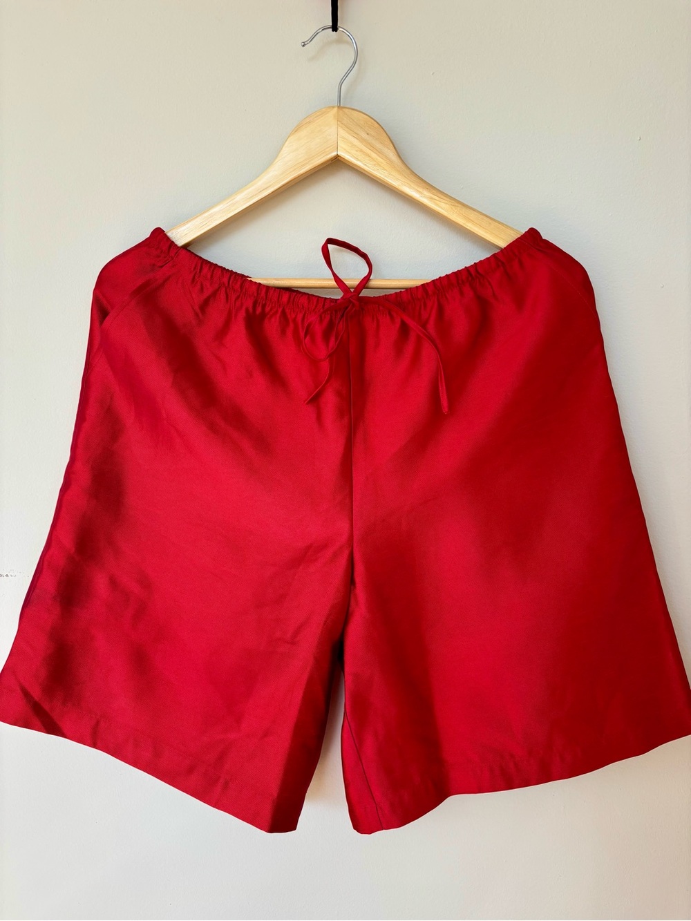 Reformation Red Sandy Shorts - Picture 2 of 7